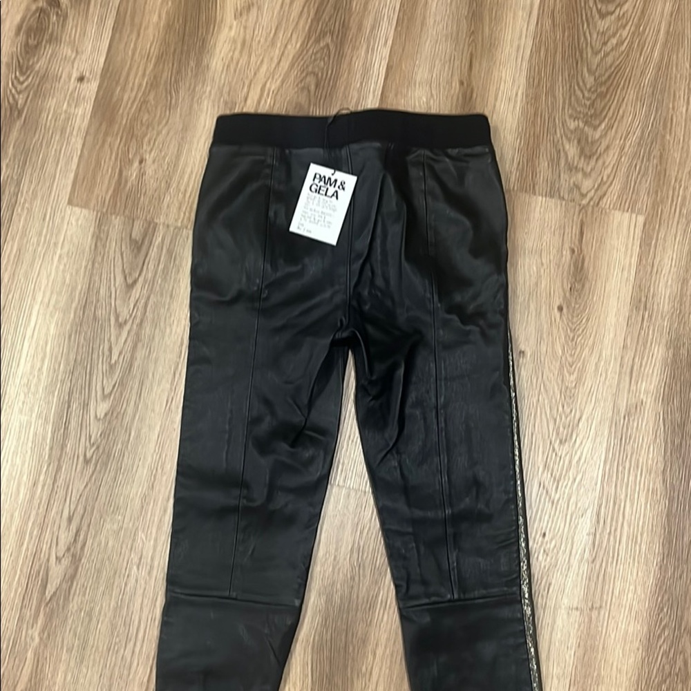 Pam & Gela Black leather pant - Picture 6 of 7